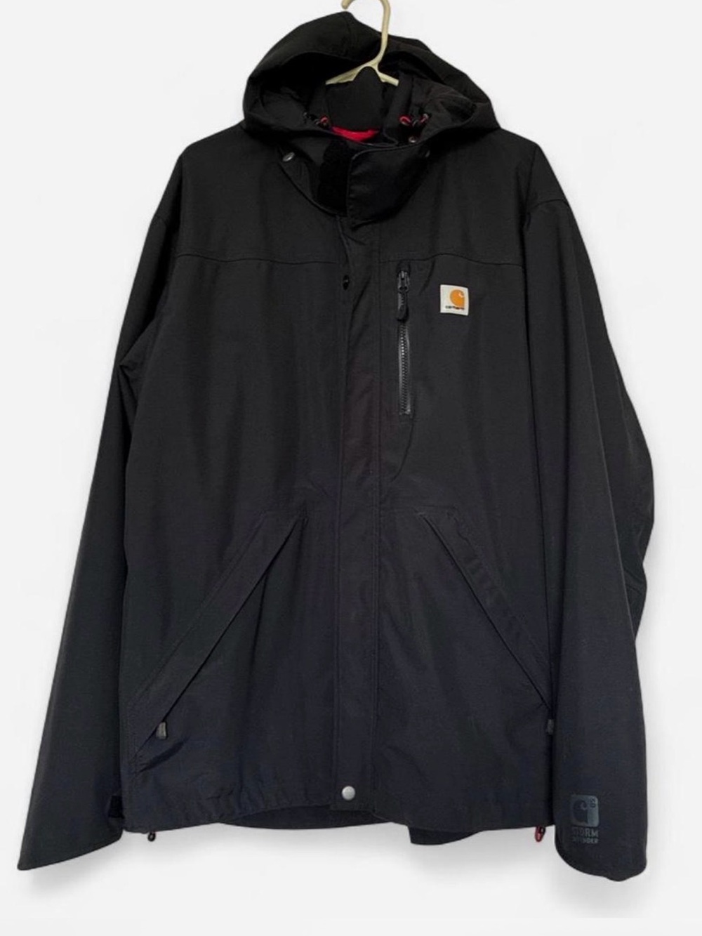 Carhartt Men’s Black Shoreline Storm Defender Jacket Size Large Tall